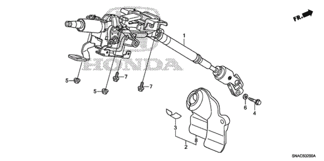 Steering Column for 2010 Honda Civic #0