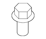 861232E000 - Body: Windshield Spacer for Hyundai Image