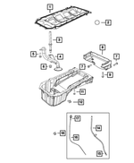 5038172AA - Engine: Oil Pickup Tube for Mopar Image
