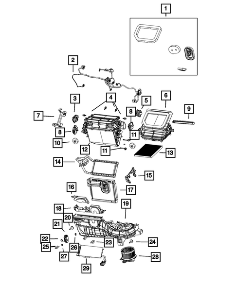 Air Conditioner and Heater Units for 2022 Jeep Wrangler #3