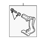5K0615425A - Brakes: Caliper Mount for Volkswagen Image