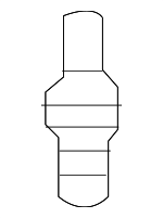 4N0816561 - HVAC: Center AC Line Valve for Audi Image