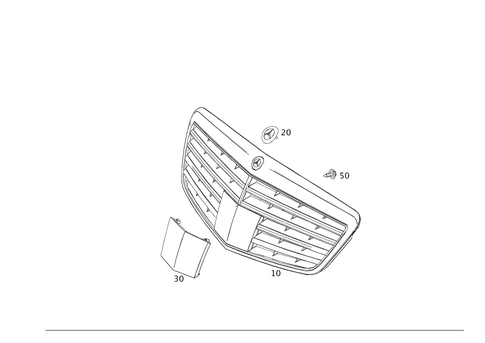 Radiator Grill for 2007 Mercedes-Benz S550 #0