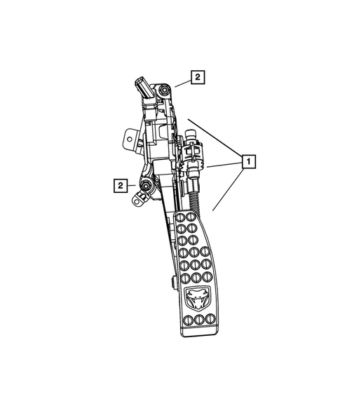 Accelerator Pedal for 2008 Dodge Viper #0