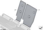 52205A13803 - Seats: Trim Backrest, Left for Mini: Countryman S ALL4, Countryman SE ALL4, JCW Countryman ALL4 Image image