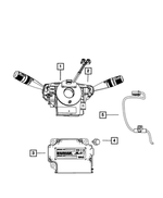 6BY91JXWAA - Restraints: Steering Column Control Module Clockspring Kit for Mopar Image