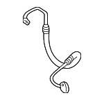 JUF102770 - HVAC: 1999-2004 Land Rover Discovery - Suction Pipe for Land Rover: Discovery Image