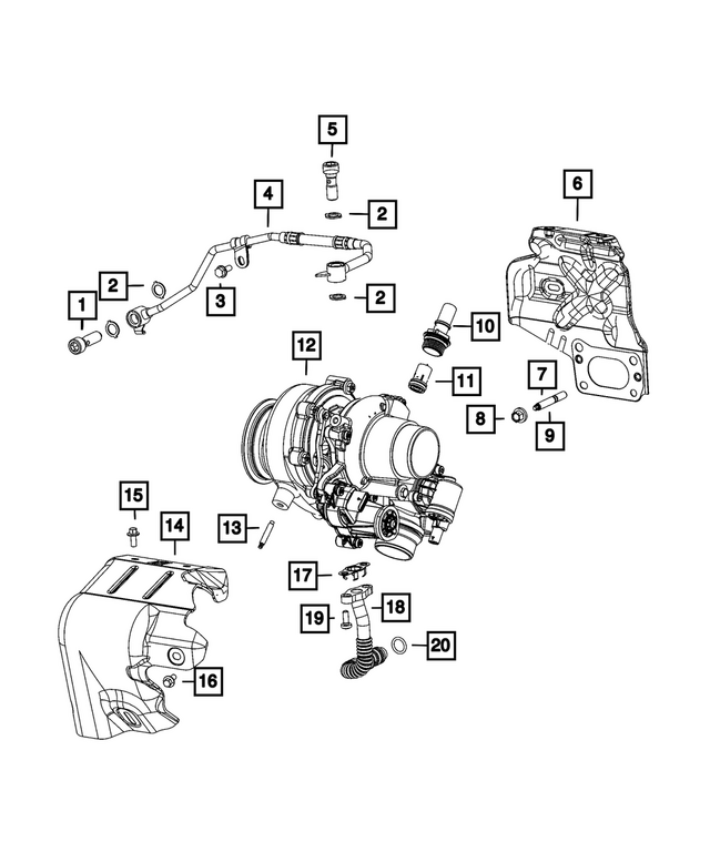 6514081AA - : Hex Nut for Mopar Image