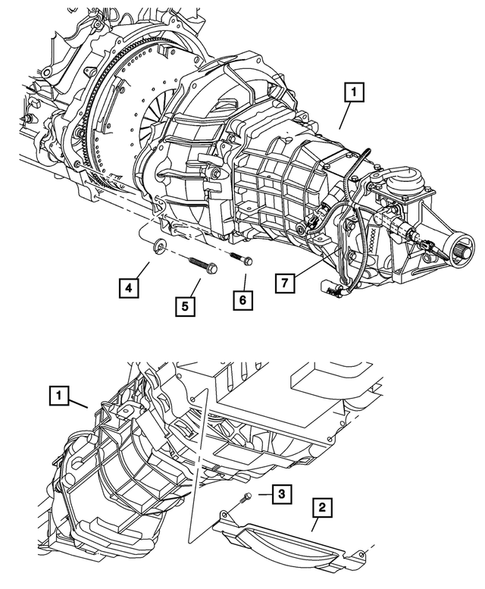 Transmission Mounting for 2003 Dodge Viper #0