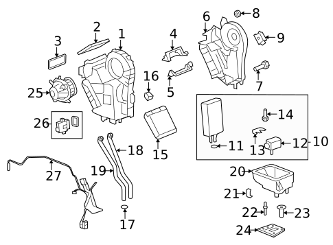 Motors, Core, Case & Related Components for 2022 GMC Acadia #1