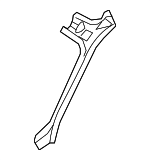 98750263700GRV - Body: Windshield Pillar Reinforced for Porsche: Cayman Image