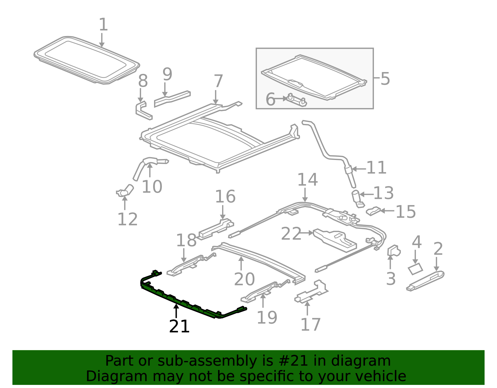 70500-TS8-A01 - 2012-2015 Honda Civic - Deflector Assembly | Genuine ...