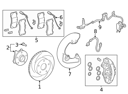 Front Brakes for 2025 Lexus RC F #0