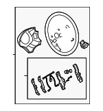 561102E530U7 - Steering: Steering Wheel for Hyundai Image