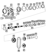 68055319AA - Transfer Case and Power Transfer Unit: Snap Ring for Mopar Image
