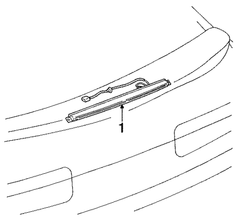 High Mount Lamps for 1998 Lexus SC400 #1
