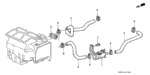 79721SV4000 - Electrical/Exhaust/Heater/Fuel: HOSE A, WATER INLET for Honda Image