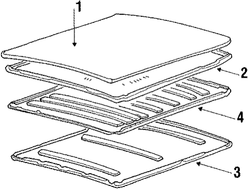 Sliding Roof for 1991 Volkswagen Vanagon #0