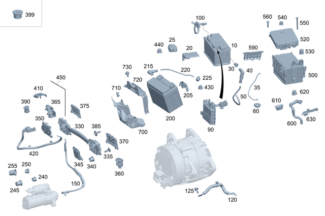 119970152 - Electrical Equipment and Instruments: Vent Hose for Mercedes-Benz: C400, C43 AMG, C450 AMG, C63 AMG, C63 AMG S, E300, E350, E400, E43 AMG, E53 AMG, E63 AMG S, GLC43 AMG, GLC63 AMG, GLC63 AMG S Image image
