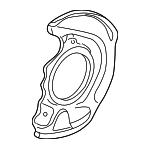 4778233020 - Brakes: Splash Shield for Lexus: ES300 Image