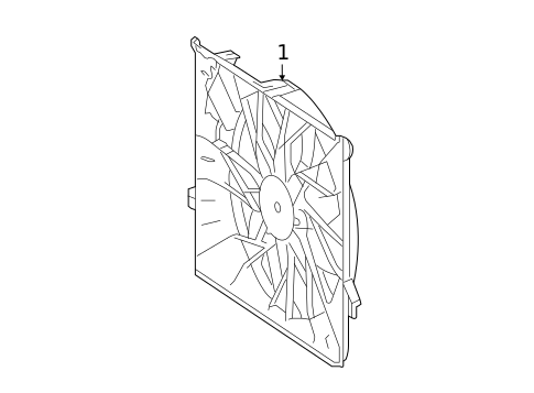 Cooling Fan, Clutch & Motor for 2011 Mercedes-Benz R350 #0