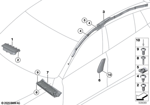 Airbag for 2014 BMW 535i #0