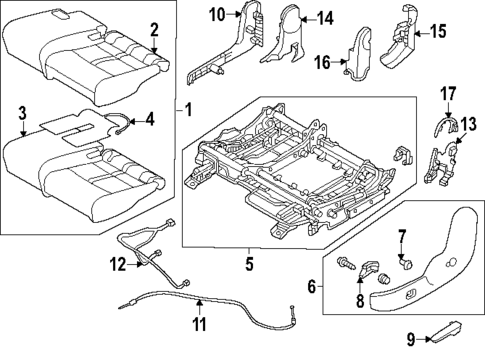 Second Row Seats for 2025 Mazda CX-90 #1