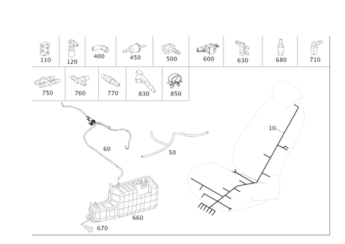 Lumbar Vertebra Support and Multicontour Backrest for 2008 Mercedes-Benz CL600 #0