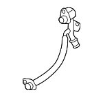 6Q121497D - Engine: Water Inlet Pipe for Volkswagen Image