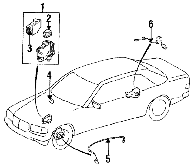 124540311764 - Suspension: Speed Sensor for Mercedes-Benz Image