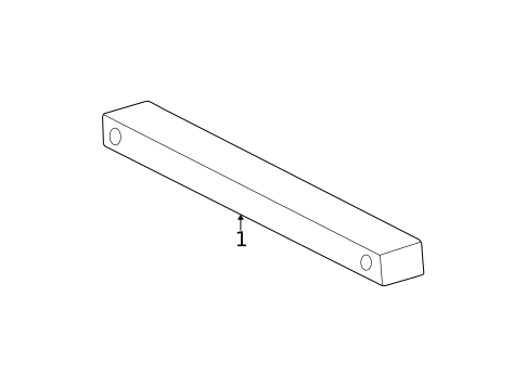 High Mounted Stop Lamp for 1999 Mercedes-Benz ML 320 #1