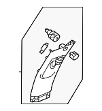 84111T20A01ZA - Body: Upper Center Pillar Trim for Honda Image