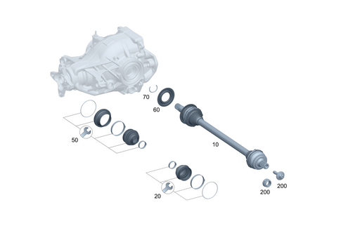 Axle Shaft for 2025 Mercedes-Benz S 63 AMG&reg; E Performance #0