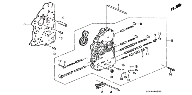 AT Main Valve Body for 2000 Honda Civic #0