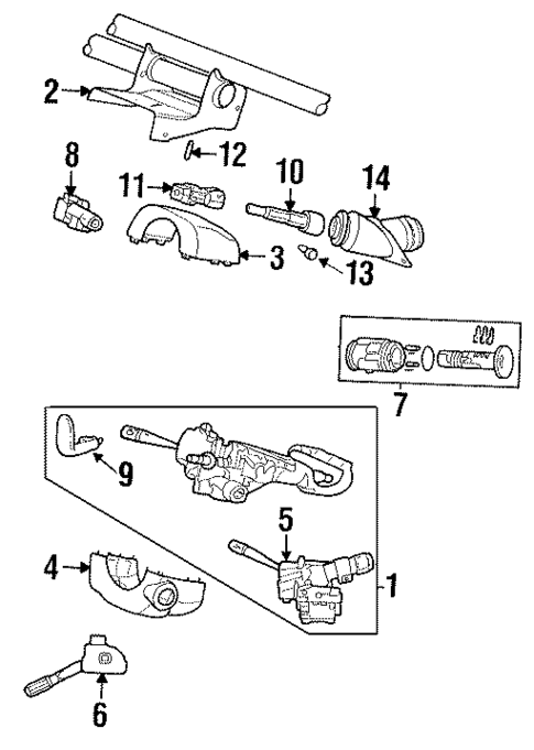 Keyless Entry Components for 2000 Chrysler LHS #0