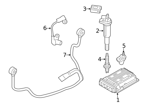 Ignition System for 2015 BMW 740Li #1