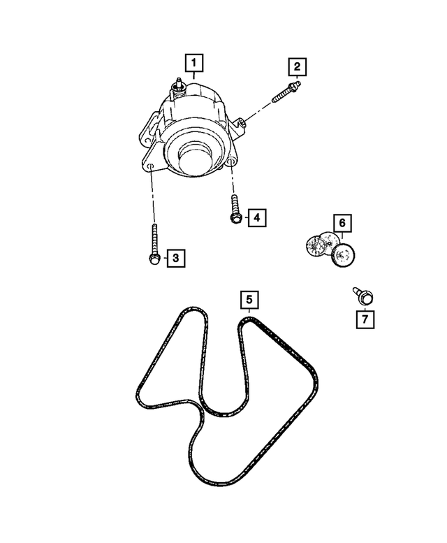 R6029700AD - Electrical: Engine Generator, Remanufactured for Mopar Image