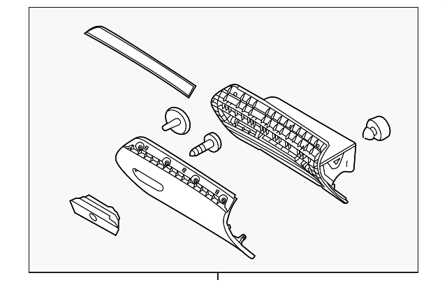 5267B ★商談中★ 2016-2019 Ford Explorer Glove Box Assembly JB5Z-78060T10-BB