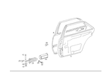 1247300905 - Doors: Door Shell for Mercedes-Benz: 200, 200D, 300D, 300E Image