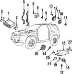743605160 - : Bracket Screw for Isuzu Image