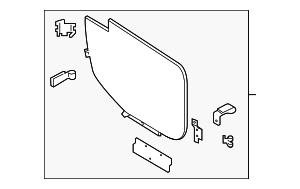 GG1Z54201B69A - : Inner Panel for Ford: Police Interceptor Sedan, Special Service Police Sedan Image