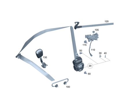 Seat Belt for 2026 Mercedes-Benz CLE53 AMG #0