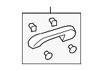 83240T20A01ZA - Body: Grip Handle for Honda Image image