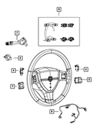 5057633AG - Electrical: Horn Switch for Mopar Image