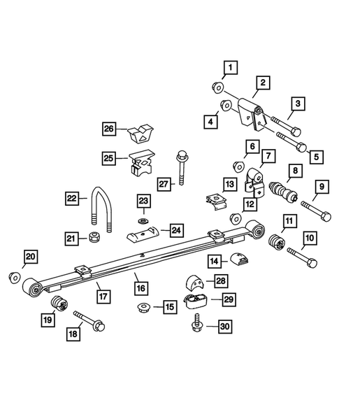 Rear Suspension and Cradle for 2009 Dodge Sprinter 2500 #0