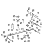 6105171AA - Rear Suspension: Nut for Mopar Image