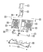 5YH43DX9AA - Interior Trim: Seat Strap for Chrysler: 200 Image