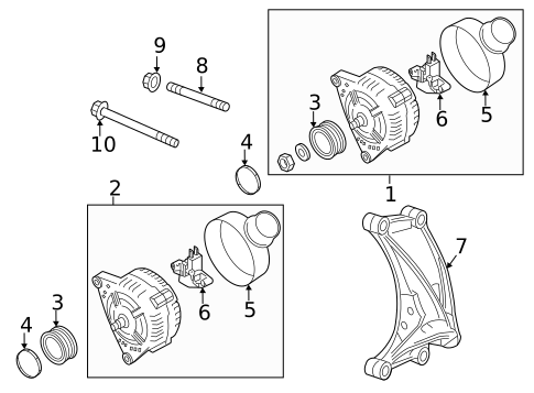 Alternator for 2017 Audi A7 Quattro #0