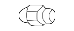 9594683 - Suspension: Wheel Nut for Buick: Century, LaCrosse, LeSabre, Park Avenue, Regal, Rendezvous, Terraza | Cadillac: CTS, Seville, STS | Chevrolet: Camaro, Cavalier, Classic, Cobalt, Colorado, Cruze, Cruze Limited, Equinox, HHR, Impala, Impala Limited, Lumina, Lumina APV, Malibu, Monte Carlo, S10, Sonic, Spark, Spark EV, Trax, Uplander, Venture | GMC: Canyon, Sonoma, Syclone | Oldsmobile: Alero, Cutlass, Cutlass Ciera, Cutlass Cruiser, Cutlass Supreme, Intrigue, Silhouette | Pontiac: Aztek, Bonneville, Fiero, Firebird, G5, G6, Grand Am, Grand Prix, Montana, Sunbird, Sunfire, Trans Sport | Saturn: Aura, Ion, Relay, Vue Image