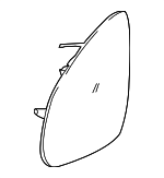 39180415 - : Mirror Glass for GM Image
